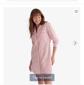 SleepShirt The Company Store Size L Paisley Pink